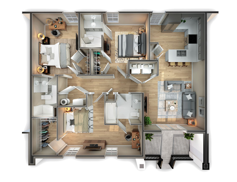 The Overlook Floorplan 1